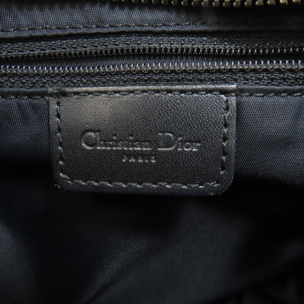 CHRISTIAN DIOR Black Canvas Trotter Shoulder Bag - Picture 6 of 16